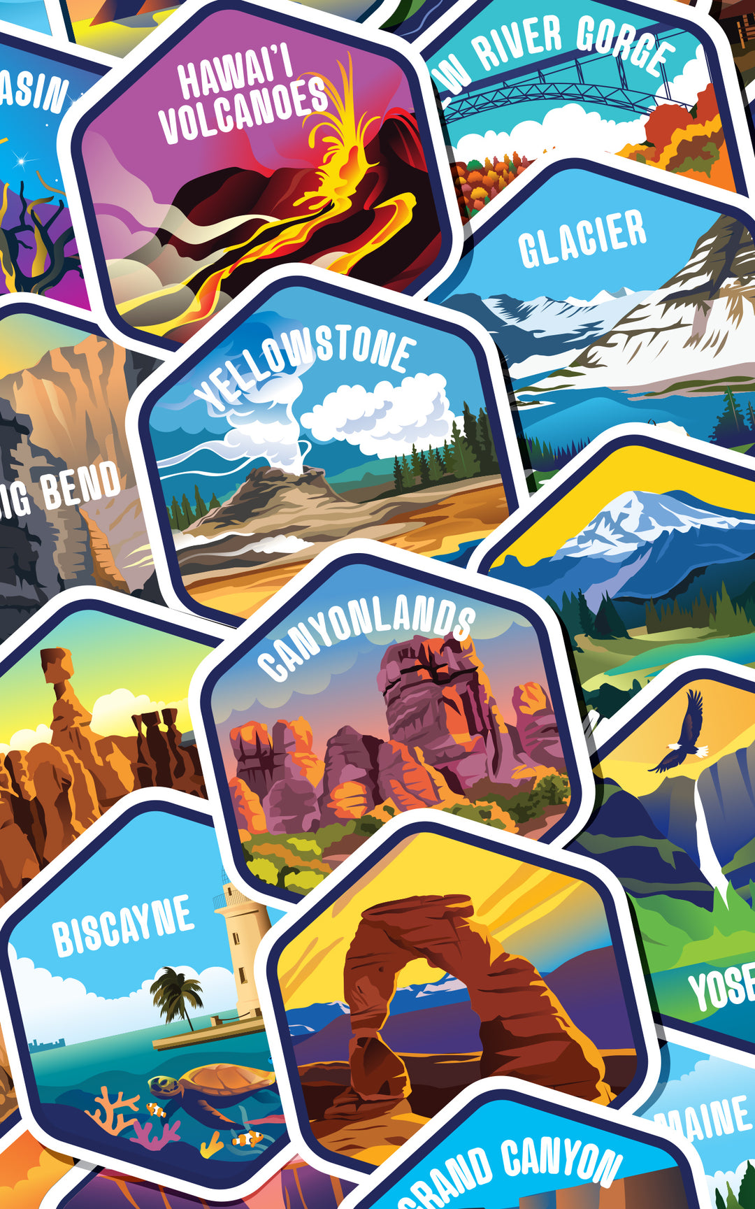 Lets Wander™ Extra National Parks Sticker Sheets
