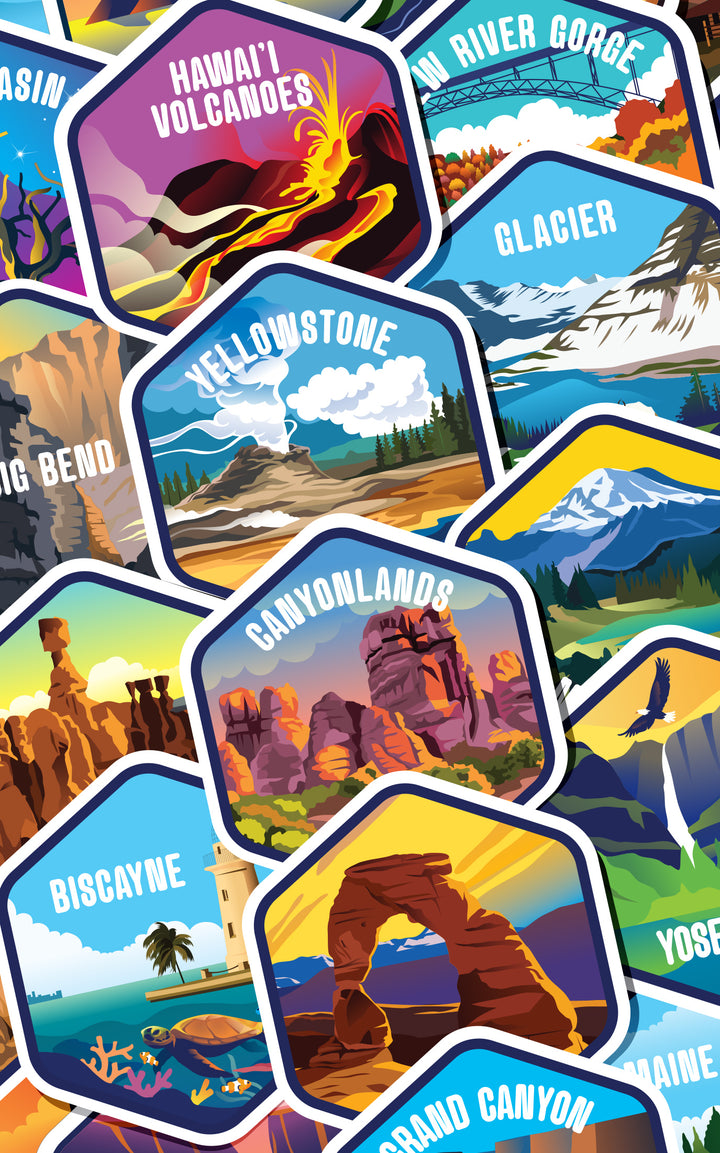 Lets Wander™ Extra National Parks Sticker Sheets