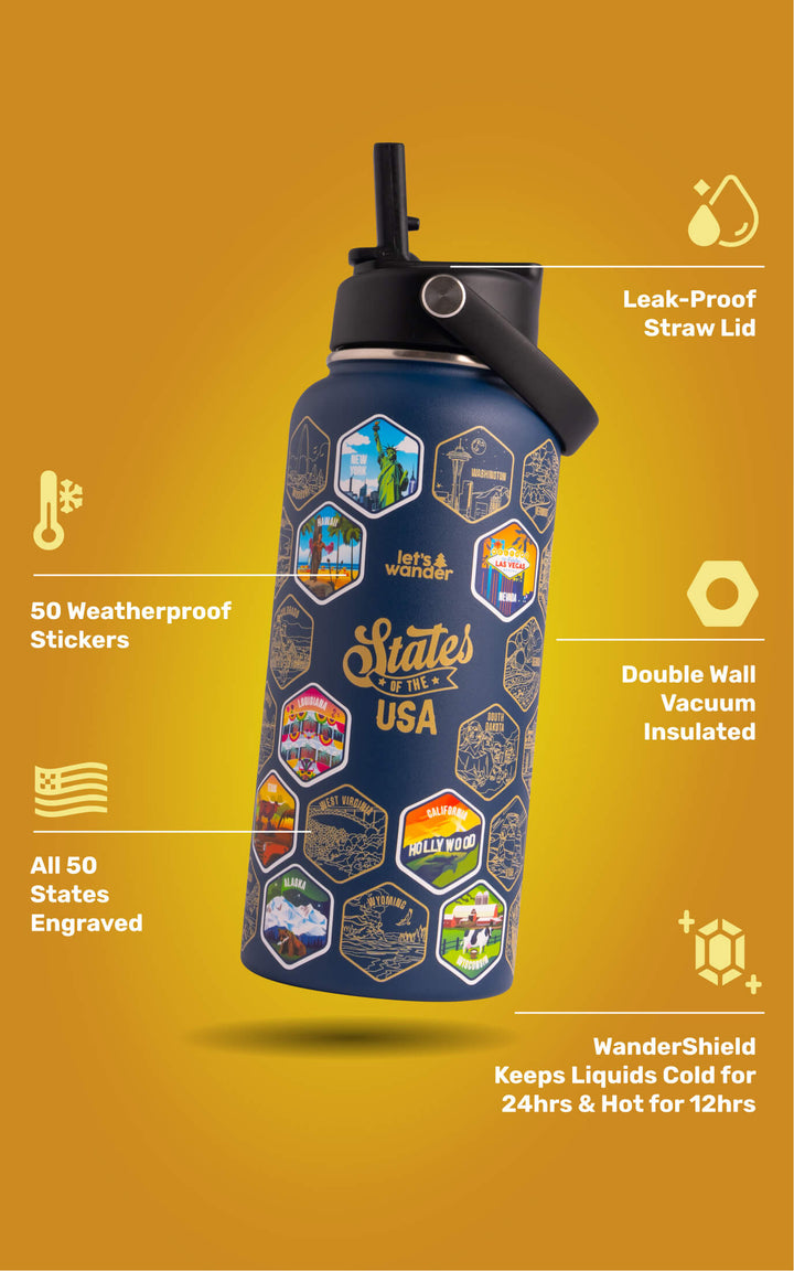 50 States V2 bottle blue thumbnail