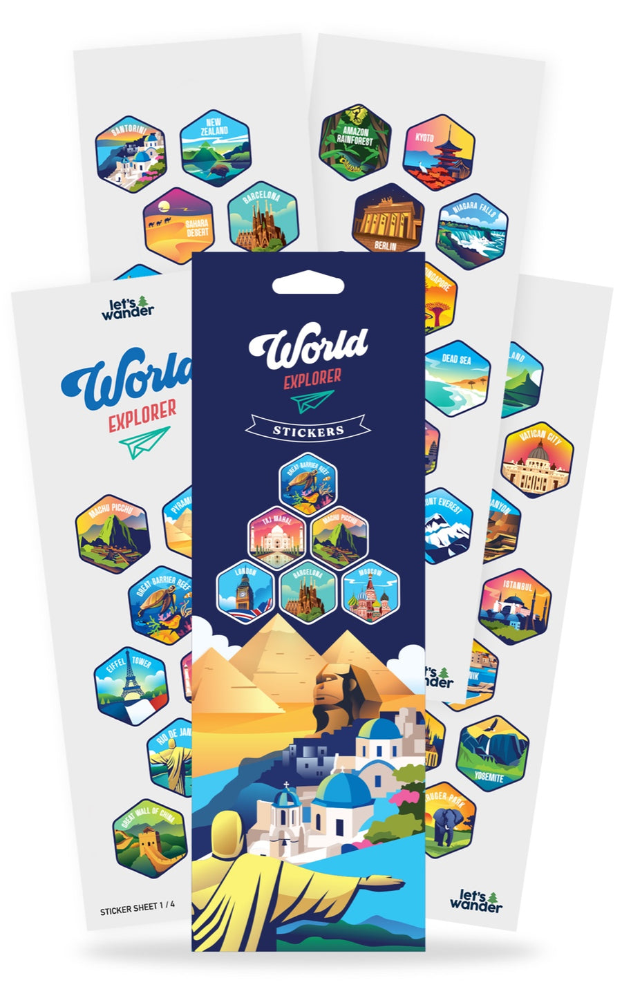 Let S Wander National Parks World Explorer Sticker Bottles Let S