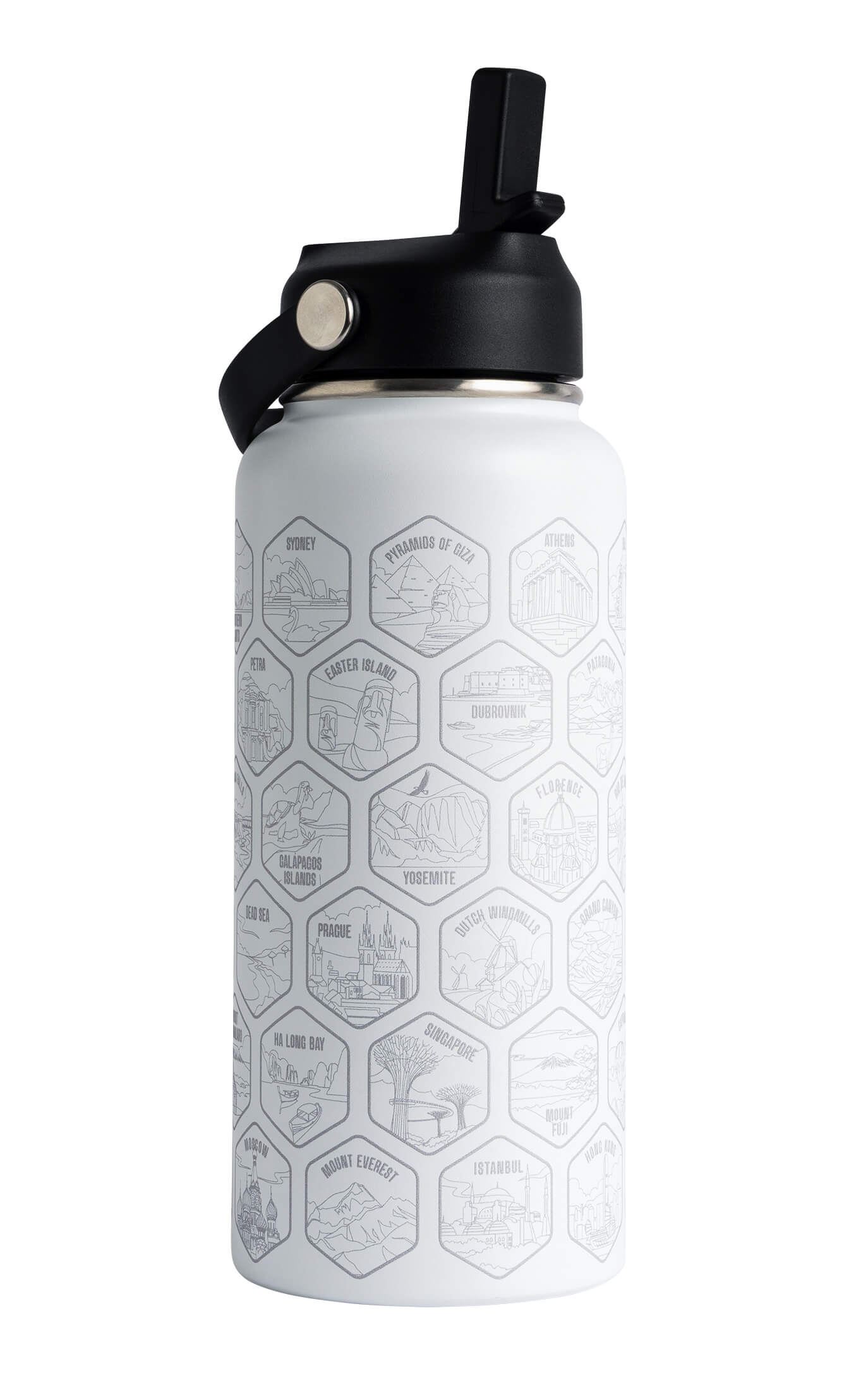 World Explorer Sticker Bottle | Lets Wander – Let's Wander